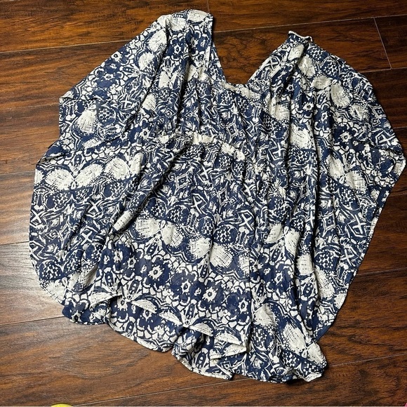 Pure Sugar Printed Dolmain Flowy Top - Picture 2 of 4